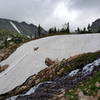 Part of the glacier just short of the lake