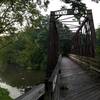 Old trestle going over the I & M Canal.