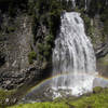 Narada Falls and rainbow (NPS photo by Emily Brouwer)