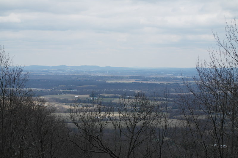 View south of the Cumberland Valley