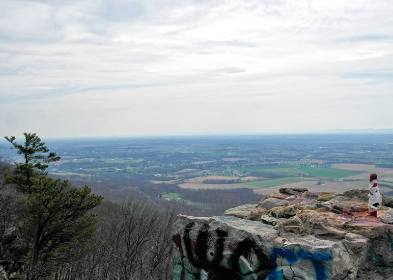 View southwest from High Rock