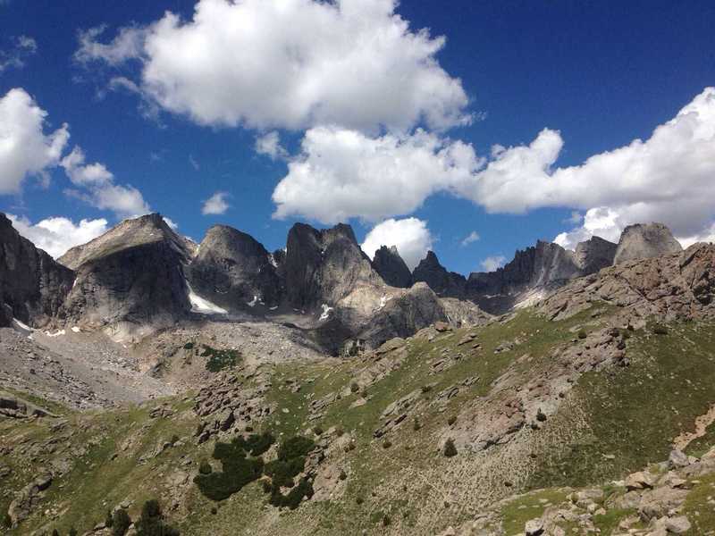 Another view of the Cirque from along the trail up to the pass