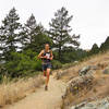 Striding out on the Matt Davis trail.