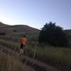 The doubletrack section (the dirt road up to the Forest Service gate)