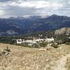 Reds Lake and San Joaquin Ridge in the distance.