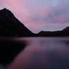 Sunset at Upper Snow Lake campground