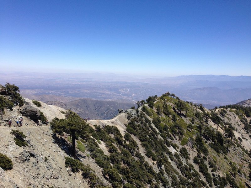 Looking toward a ridge section with great views!