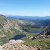 Beautiful overlook of both Chicago Lakes and Idaho Springs Reservoir in the distance.