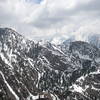 Looking into the Wasatch from Mt. Olympus