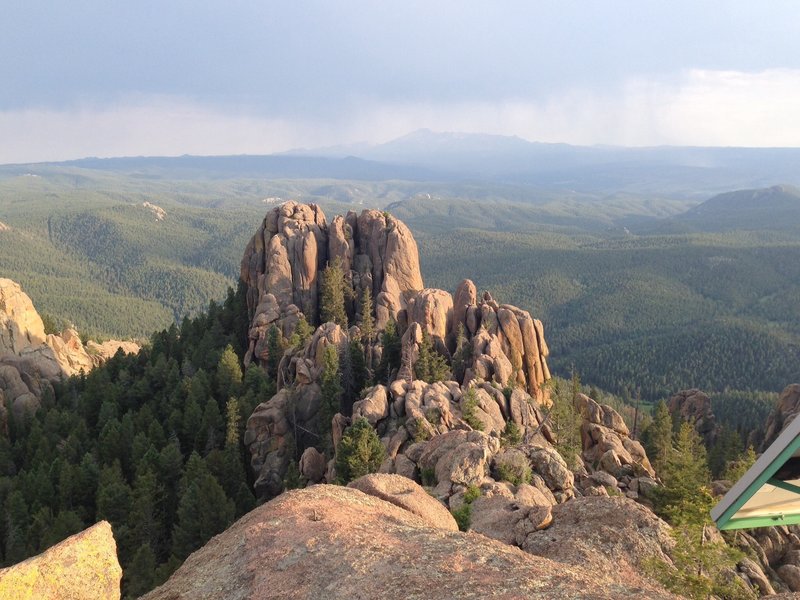 Looking southeast from Devil's Head fire tower