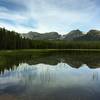 Nice reflection off the lake early in the morning