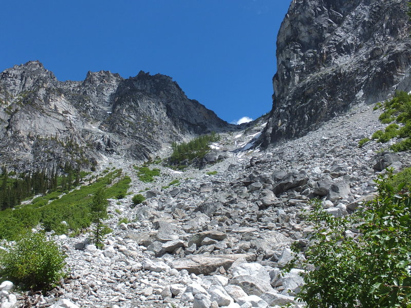 The view from southern Colchuck