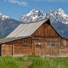 Mormon Barn, Antelope Flats Road, Jackson Hole, Wyoming