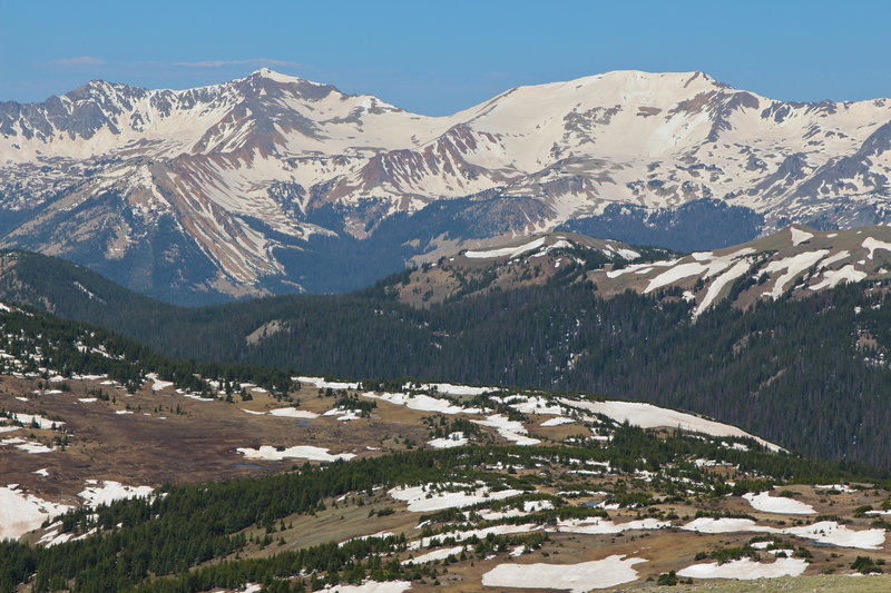 View towards Never Summer Mountains, Rocky Mountain NP