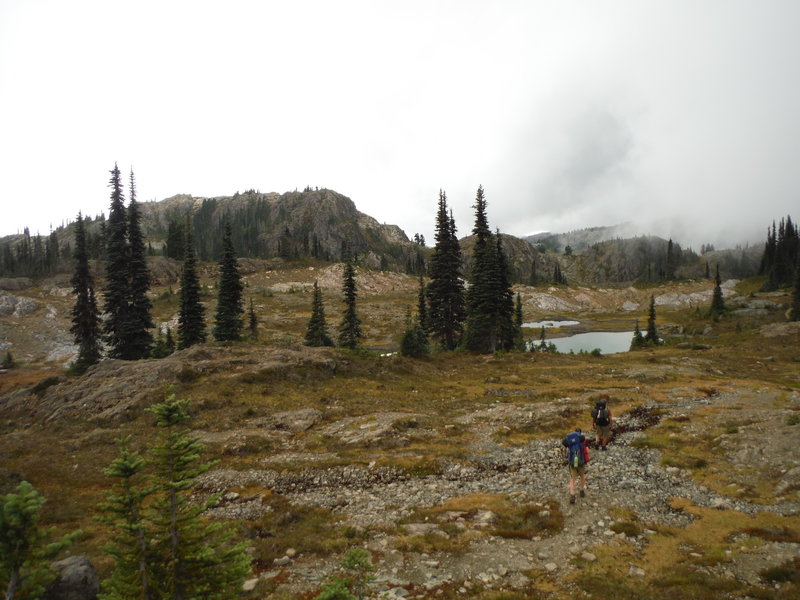 The end of the trail and the start of Marble Meadows and the wonders beyond.