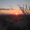 A high desert sunset along Worm.