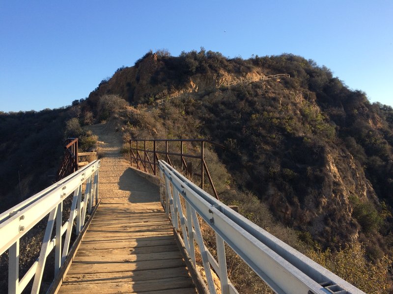 Steepest hill climb of the trail.