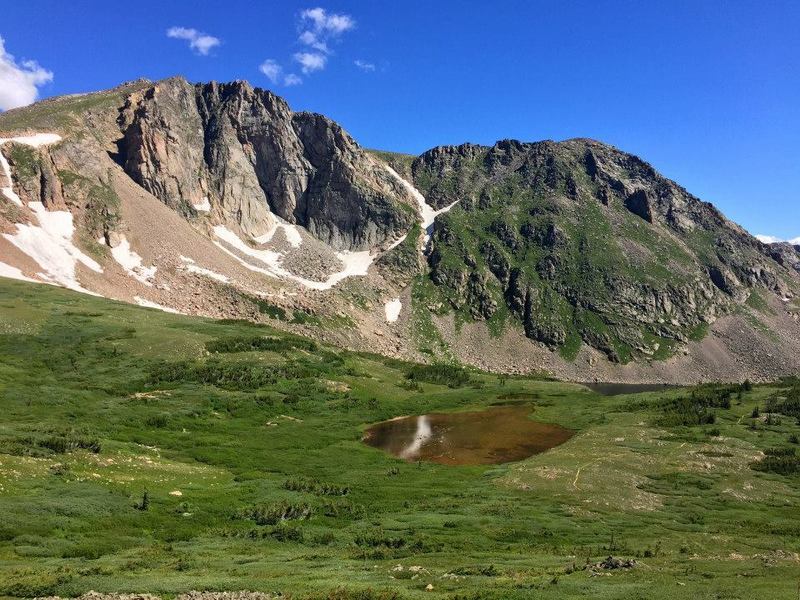 Looking toward Devil's Thumb Peak, yeah!