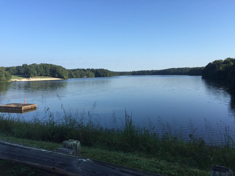 View of Lake Chapman from the dam