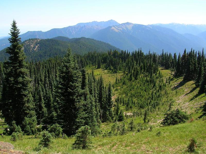 Ridge, before dropping to Happy Lake