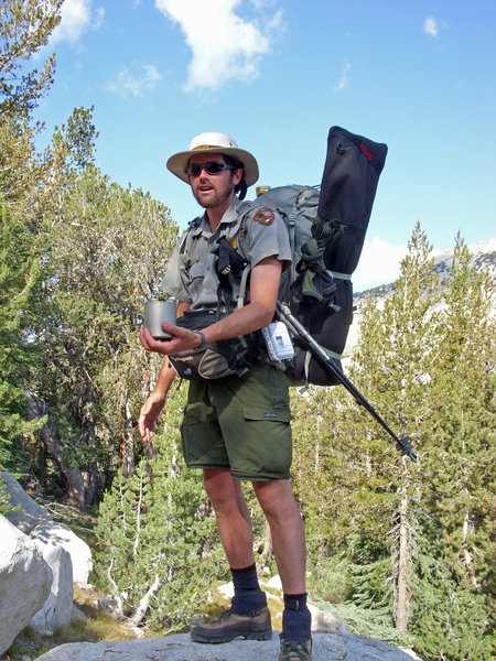 One of Yosemite Nat'l Park's rangers at work!