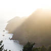 Golden light on the golden gate