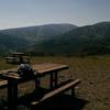 Great views of Beaver Creek ski area from the picnic benches