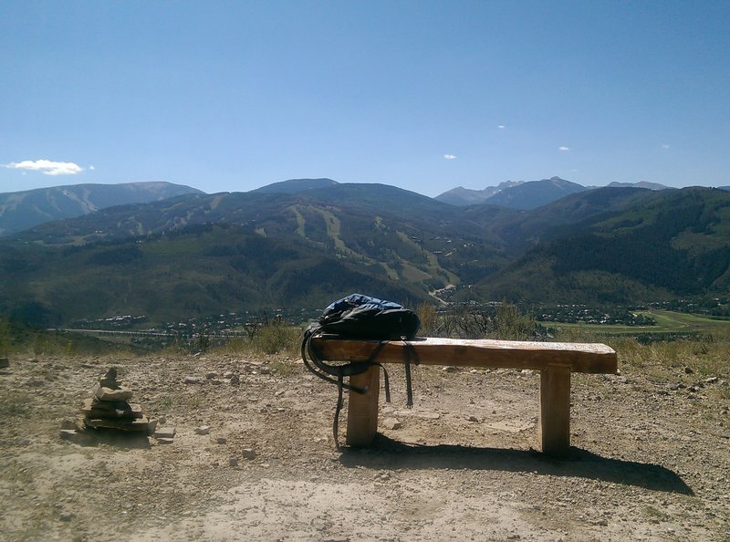 Great views of Beaver Creek and Arrowhead ski areas.