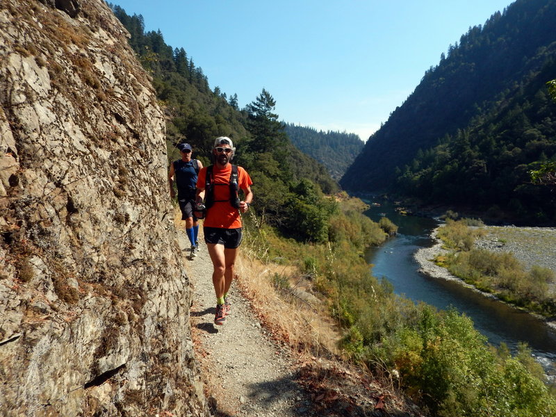 Awesome running on the Rogue River Trail