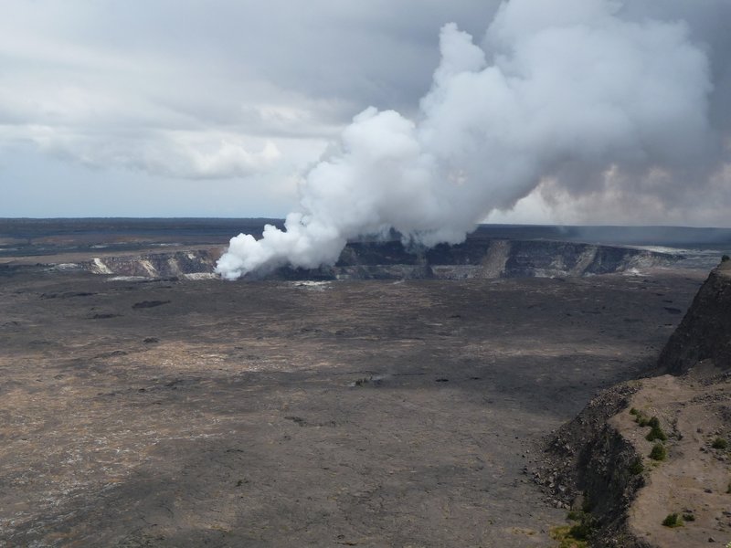 Hawaii Volcanoes NP from the Kilauea Overlook.