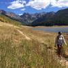 Piney Lake and the incredible Gore Range