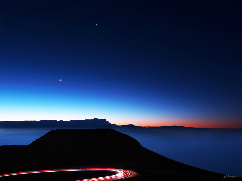 Predawn, Haleakala Summit.