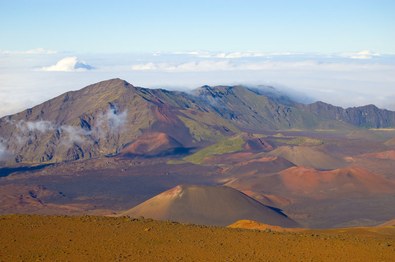 Morning light from Haleakala Summit.