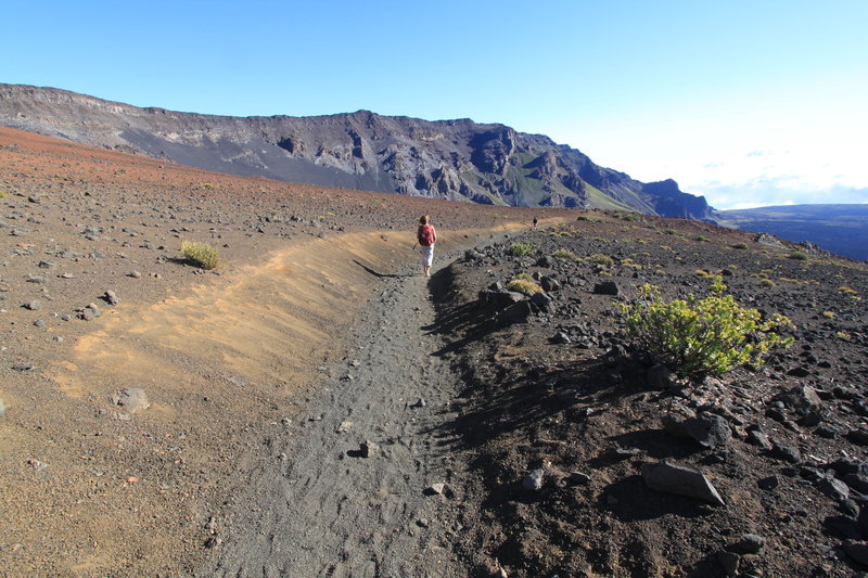 Hiking in Haleakala 'crater'