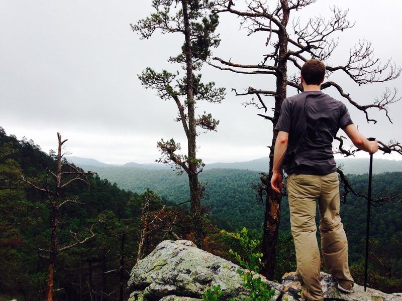 Take the 0.2 mile spur trail to Spirit Rock Vista for the best view along the trail.