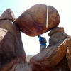 Big Bend balanced rock!