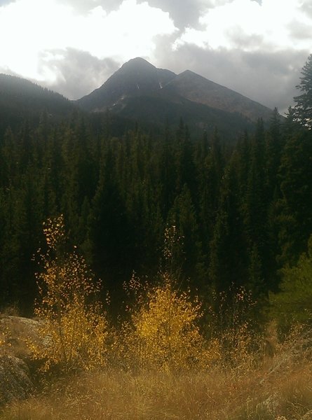 Mount of the Holy Cross in the distance