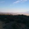 View looking west over the Inland Empire with the San Gabriel Mountains in the background