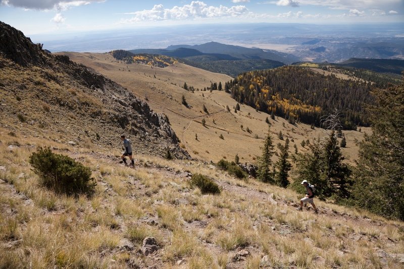 High on the Gooseberry Trail.