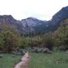 Side trail leading into Bell Canyon