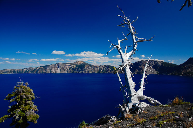 Crater Lake from Wizard Island Cinder Cone.