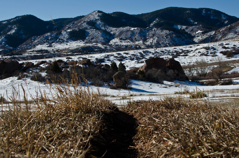 Road to nowhere on the Coyote Song Trail.