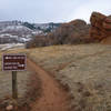 The start of the Carpenter Peak Trail.