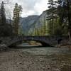 Remember those good ol' times when skipping rocks was the only entertainment needed? Well here's the arcade. The Merced River winds away through the Yosemite Valley floor.