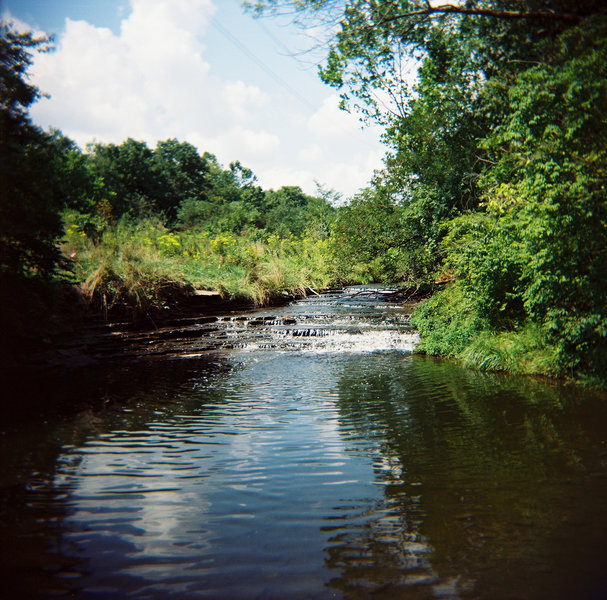 Small cascade on Orange Trail.