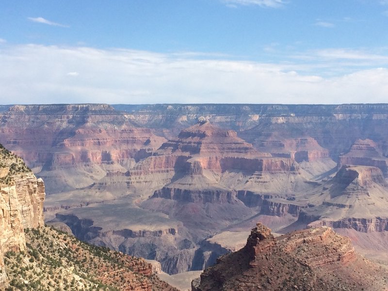 Viewpoint along the South Rim Trail.