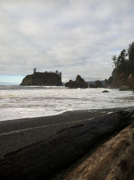 Sea stacks at Ruby Beach.