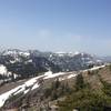 A view from Doubletop looking out over the ridge and parts of the Bear River Range to the south