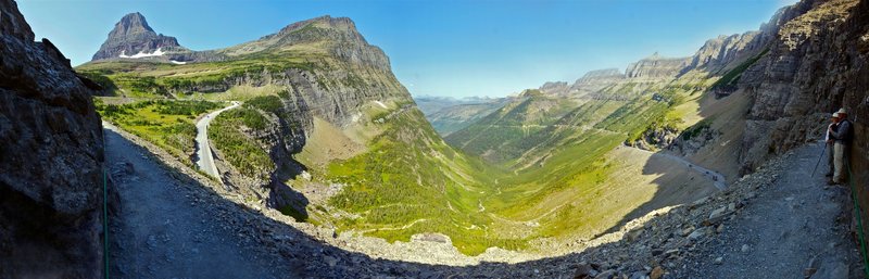 Logan Pass panorama.