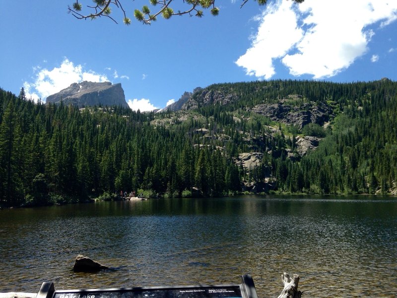 Hallett Peak as seen from Bear Lake.